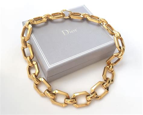 chaine christian dior|Christian Dior necklace price.